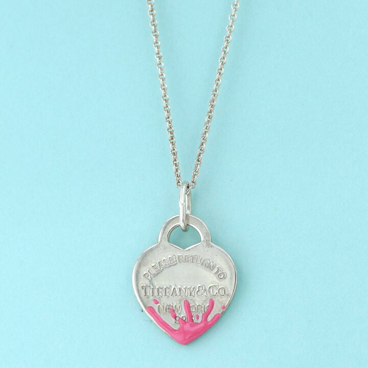 楽天市場】【中古】 Tiffany&Co. （ティファニー） ｶﾗｰｽﾌﾟﾗｯｼｭ ﾊｰﾄﾀｸﾞ 