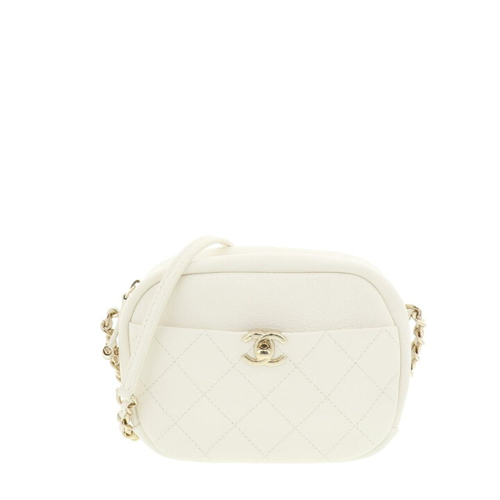 Chanel シャネルショルダーバッグホワイト最終値下げ