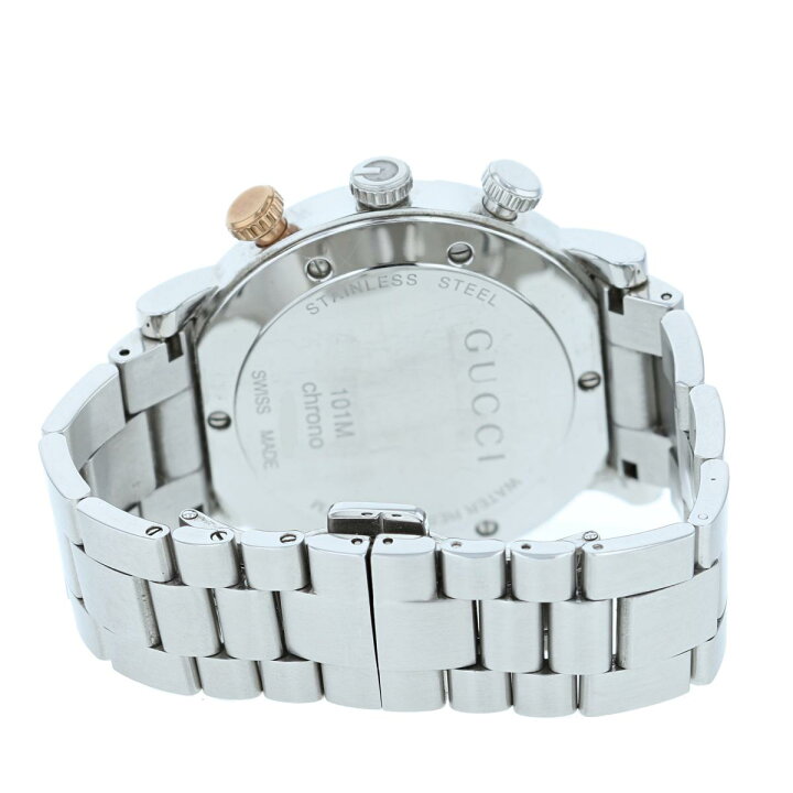 楽天市場】【中古】 グッチ クロノスコープ メンズ クオーツ時計 GUCCI