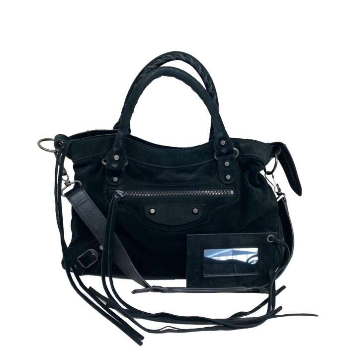 楽天市場】【中古】BALENCIAGA バレンシアガ ザ・タウン Black バッグ 
