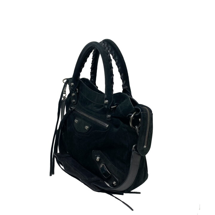 楽天市場】【中古】BALENCIAGA バレンシアガ ザ・タウン Black バッグ 