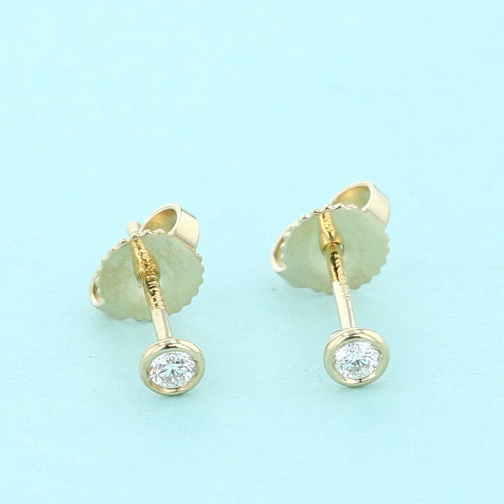 ティファニー TIFFANY＆CO バイザヤードピアス K18YG ジュエリー 