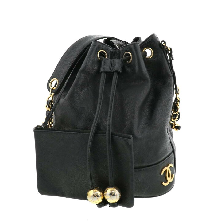 楽天市場】【中古】 CHANEL （シャネル） ﾄﾘﾌﾟﾙｺｺ 巾着ｼｮﾙﾀﾞｰ バッグ 