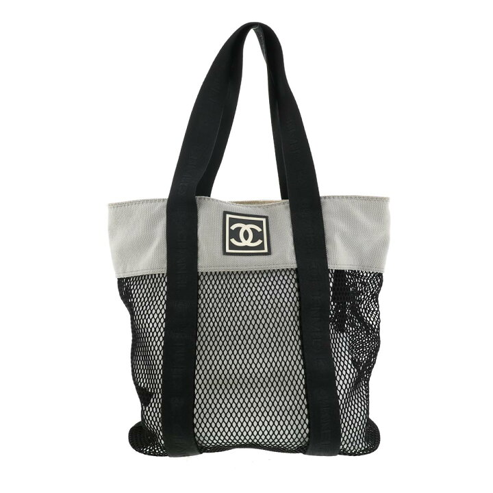 楽天市場】【中古】CHANEL シャネル スポーツライン メッシュ トート 