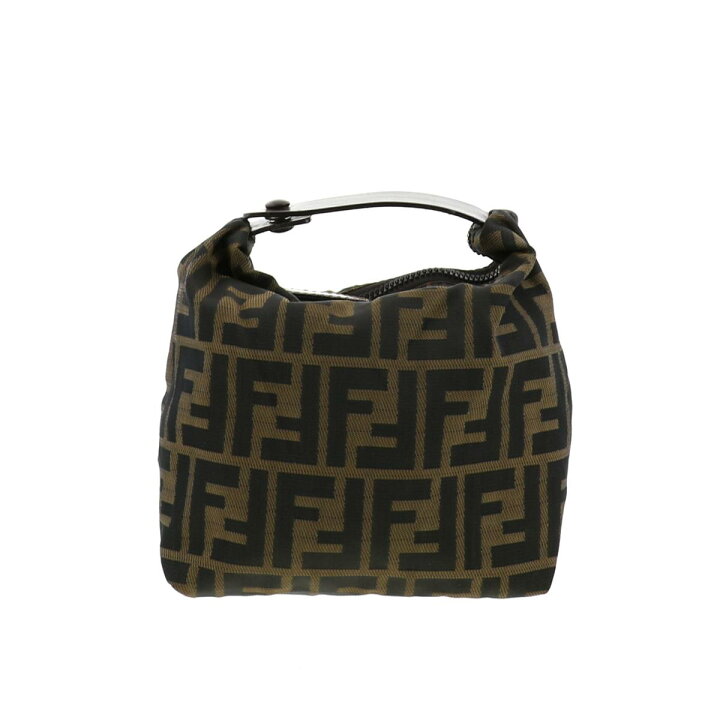 楽天市場】【美品】 FENDI フェンディ ポーチ ズッカ ブラウン 