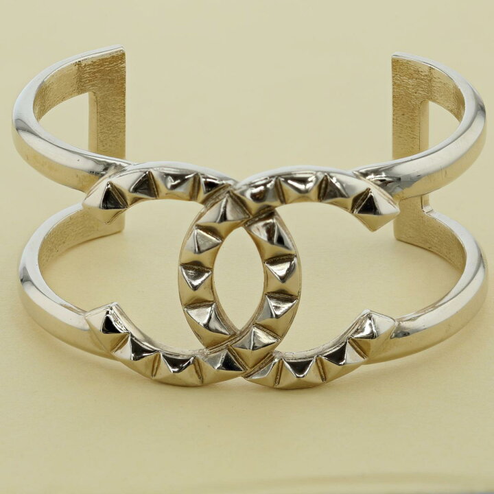 楽天市場】【美品】CHANEL シャネル ココマーク バングル ブレスレット  