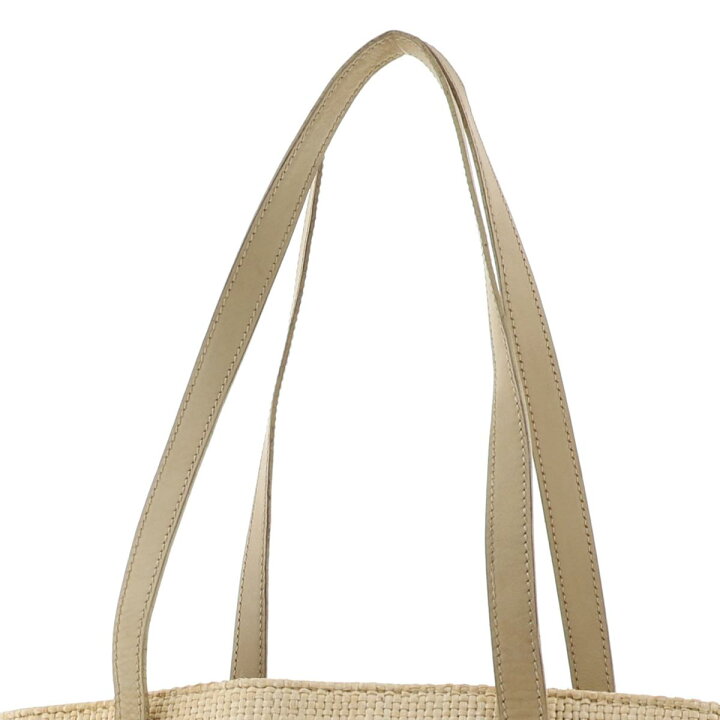 楽天市場】【中古】CHANEL シャネル ココマーク ストロー トートバッグ  