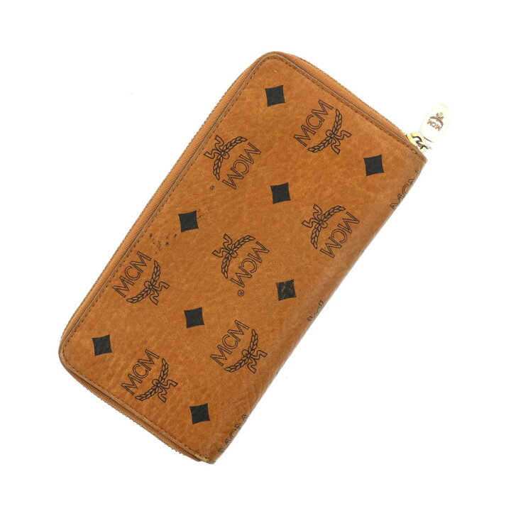 楽天市場】【中古】 MCM （エムシーエム） 長財布 ﾗｳﾝﾄﾞﾌｧｽﾅｰ 財布 二 