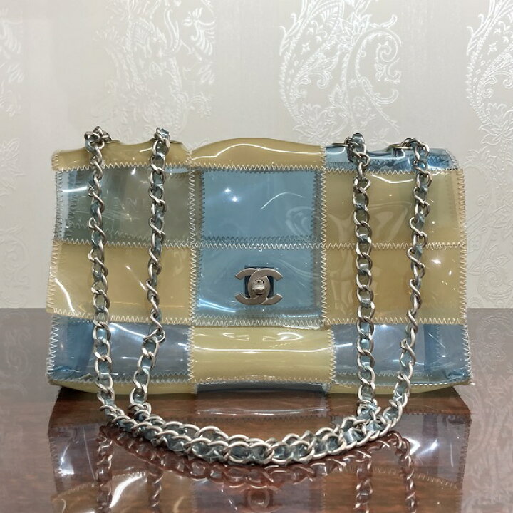 楽天市場】【お値下げ品】【中古】 CHANEL （シャネル） ﾋﾞﾆｰﾙｸﾘｱ ﾁｪｰﾝ 