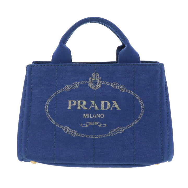 楽天市場】【中古】PRADA プラダ カナパ ミニトートバッグ 