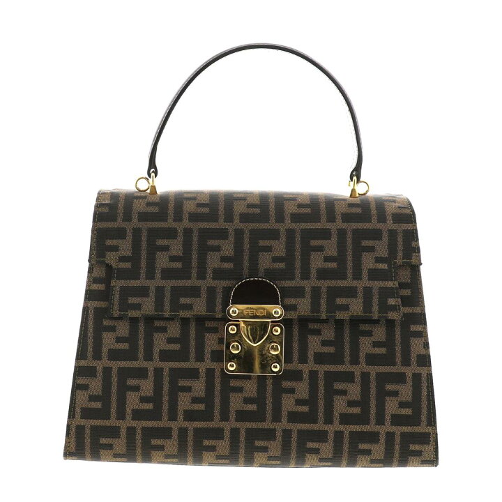 楽天市場】【中古】FENDI （フェンディ） ｽﾞｯｶ柄 2WAY ﾊﾝﾄﾞﾊﾞｯｸﾞ  