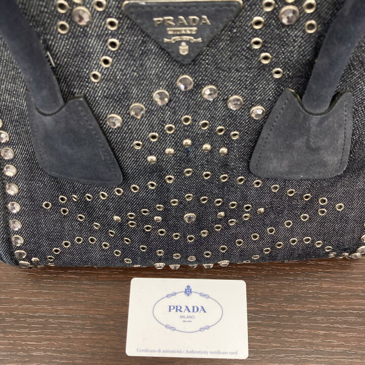 楽天市場】【大特価SALE】【中古】 PRADA （プラダ） ｶﾅﾊﾟ ﾋﾞｼﾞｭｰ 2WAY  
