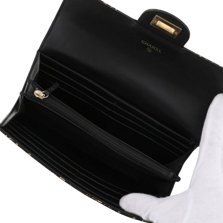 楽天市場】【中古】CHANEL （シャネル） 2.55 ｸﾛｺ型押し 二つ折り長 