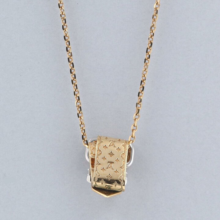 楽天市場】【中古】LOUIS VUITTON （ルイヴィトン） ﾍﾞﾙﾄﾓﾁｰﾌ ﾈｯｸﾚｽ 