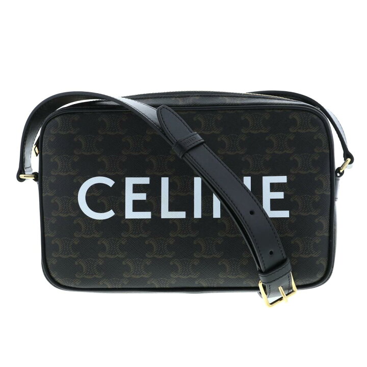 楽天市場】【中古】CELINE （セリーヌ） ﾄﾘｵﾝﾌ ﾐﾃﾞｨｱﾑﾒｯｾﾝｼﾞｬｰﾊﾞｯｸﾞ 