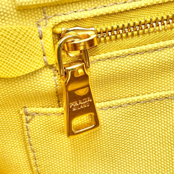 楽天市場】【美品】PRADA （プラダ） ｶﾅﾊﾟ 2WAYﾄｰﾄﾞﾊﾞｯｸﾞｲｴﾛｰ バッグ 