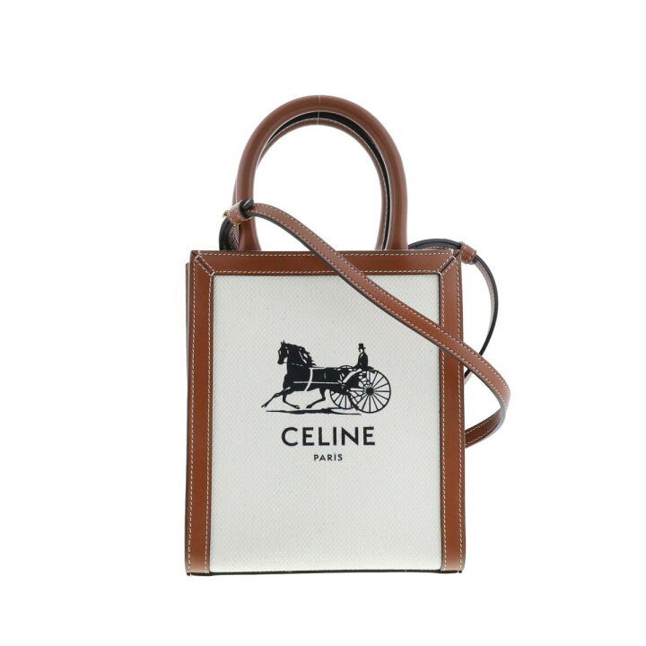 楽天市場】【ｽｰﾊﾟｰｾｰﾙ】【美品】CELINE （セリーヌ） ﾐﾆ ﾊﾞｰﾃｨｶﾙ ｶﾊﾞ  
