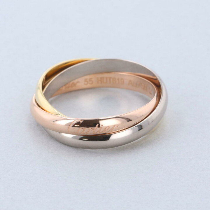 楽天市場】【中古】 Cartier （カルティエ） ﾄﾘﾆﾃｨﾘﾝｸﾞ 750WG/PG/YG 