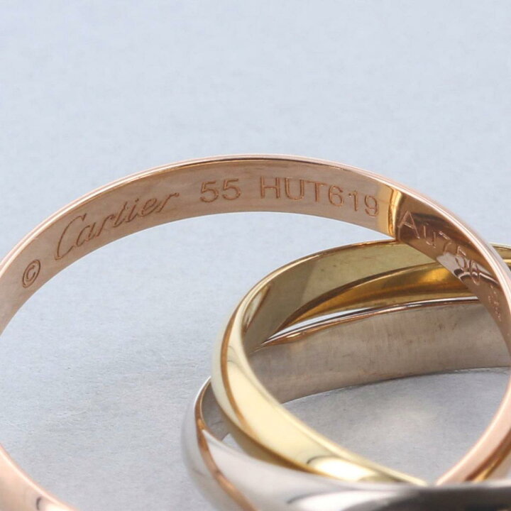 楽天市場】【中古】 Cartier （カルティエ） ﾄﾘﾆﾃｨﾘﾝｸﾞ 750WG/PG/YG 