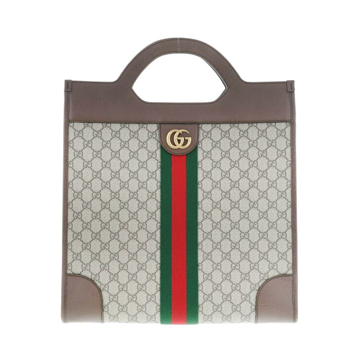 楽天市場】【中古】 GUCCI （グッチ） GGﾐﾃﾞｨｱﾑ ﾄｯﾌﾟﾊﾝﾄﾞﾙﾊﾞｯｸﾞ バッグ 