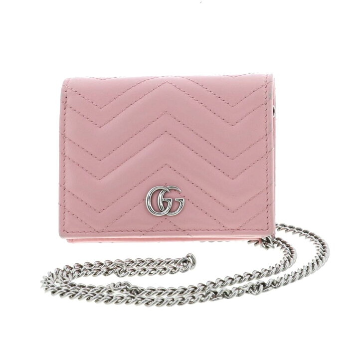 楽天市場】【中古】 GUCCI （グッチ） GGﾏｰﾓﾝﾄ ﾁｪｰﾝｳｫﾚｯﾄ 財布 