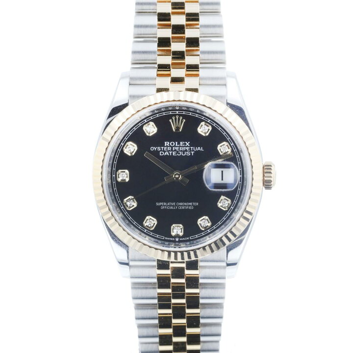 楽天市場】【美品】ROLEX （ロレックス） ﾃﾞｲﾄｼﾞｬｽﾄ 36 10P Black 時計 