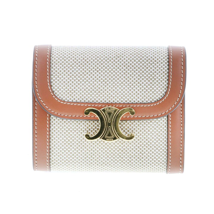 楽天市場】【中古】 CELINE （セリーヌ） ﾄﾘｵﾝﾌ 財布 三つ折り財布  