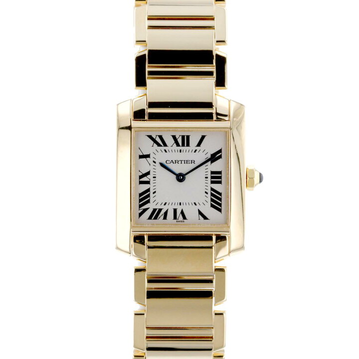 楽天市場】Cartier （カルティエ） ﾀﾝｸﾌﾗﾝｾｰｽﾞ MM 18K 時計 ｸｵｰﾂ 