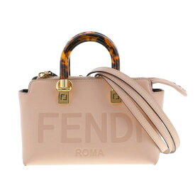 【即日発送・水曜定休日・木曜発送】【中古】【RI】 FENDI （フェンディ） バイ ザ ウェイ ミニ バッグ ショルダー/メッセンジャーバッグ Pink/ピンク 8BS067 used:AB