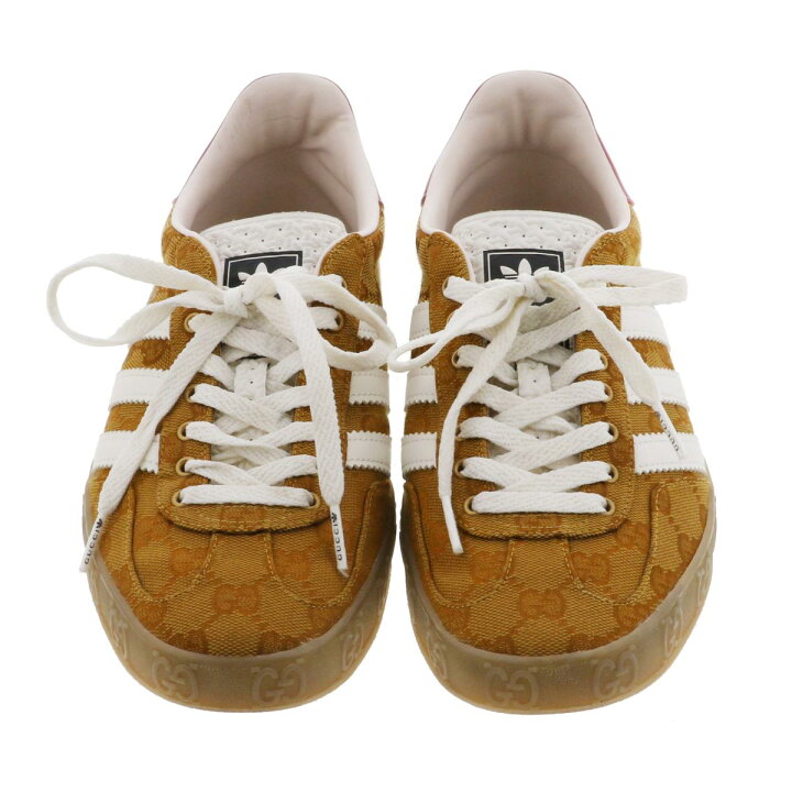 楽天市場】【中古】 GUCCI×adidas ｶﾞｾﾞﾙ GGｷｬﾝﾊﾞｽ ｽﾆｰｶｰ ｶﾞｾﾞﾙ 靴 靴 