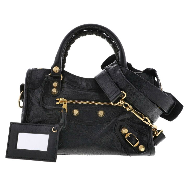 楽天市場】BALENCIAGA （バレンシアガ） ｼﾞｬｲｱﾝﾄ ﾐﾆ ｼﾃｨ 2WAYｼｮﾙﾀﾞｰ  