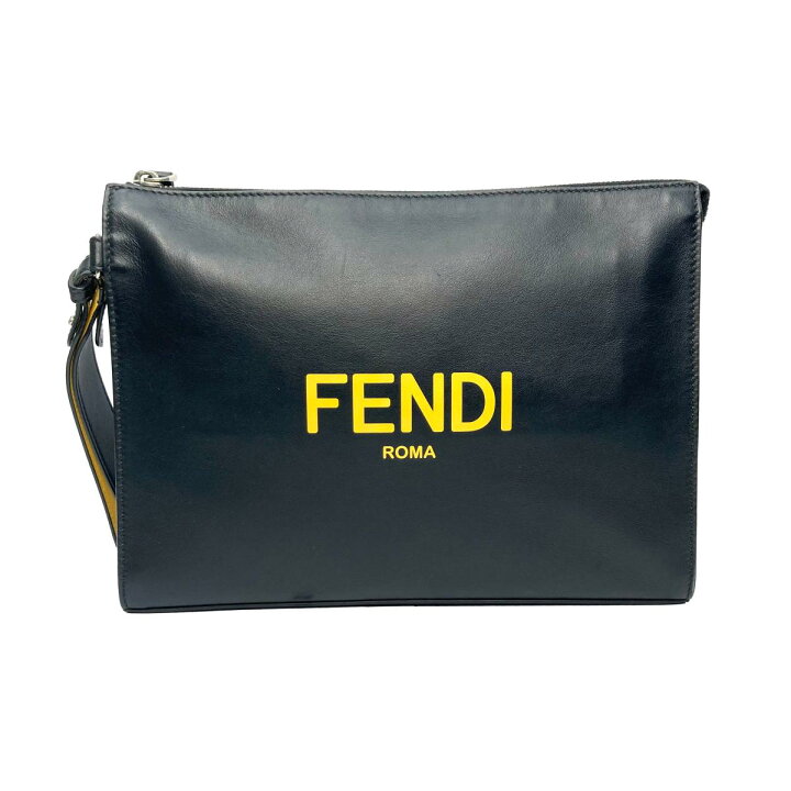 楽天市場】【限定価格7/1まで】FENDI （フェンディ） FENDIｸﾗｯﾁﾊﾞｯｸﾞ  