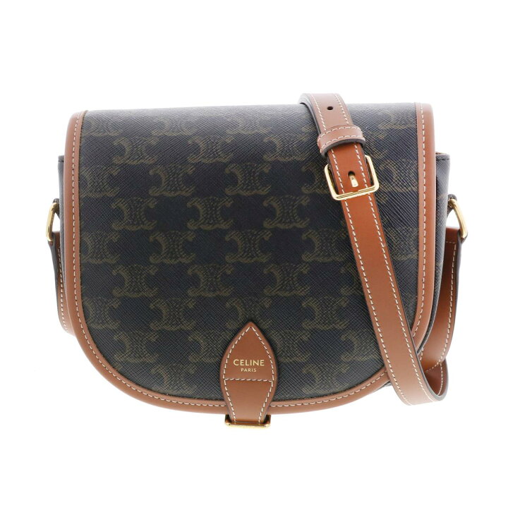 楽天市場】【美品】CELINE （セリーヌ） ﾌｧﾙｺ ﾐﾃﾞｨｱﾑ ｼｮﾙﾀﾞｰﾊﾞｯｸﾞ 
