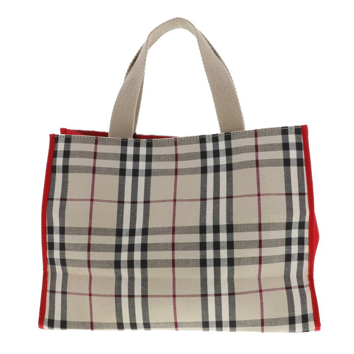 楽天市場】☆未使用☆BURBERRY バーバリー ノバチェック トートバッグ 