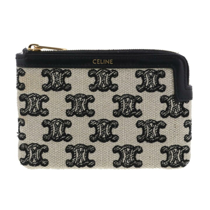 楽天市場】【中古】 CELINE （セリーヌ） ﾄﾘｵﾝﾌ ｺｲﾝ&ｶｰﾄﾞｹｰｽ 財布 小銭 