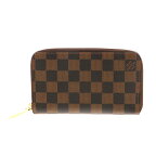 【中古】 LOUIS VUITTON （ルイヴィトン） ジッピーコンパクト・ウォレット 財布 長財布(小銭入有) ダミエ ブラウン Damier Ebene Brown N60028 used:AB