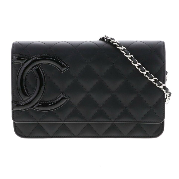 楽天市場】CHANEL シャネル 財布 カンボン チェーンウォレット  