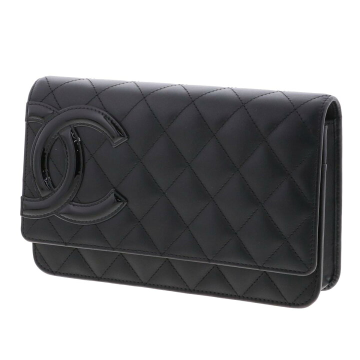 楽天市場】CHANEL シャネル 財布 カンボン チェーンウォレット  