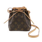 【即日発送・水曜定休日・木曜発送】【中古】【RI】LOUIS VUITTON （ルイヴィトン） ナノ・ノエ バッグ 巾着/バニティ/パーティバッグ Monogram Brown/ブラウン M41346 used:AB