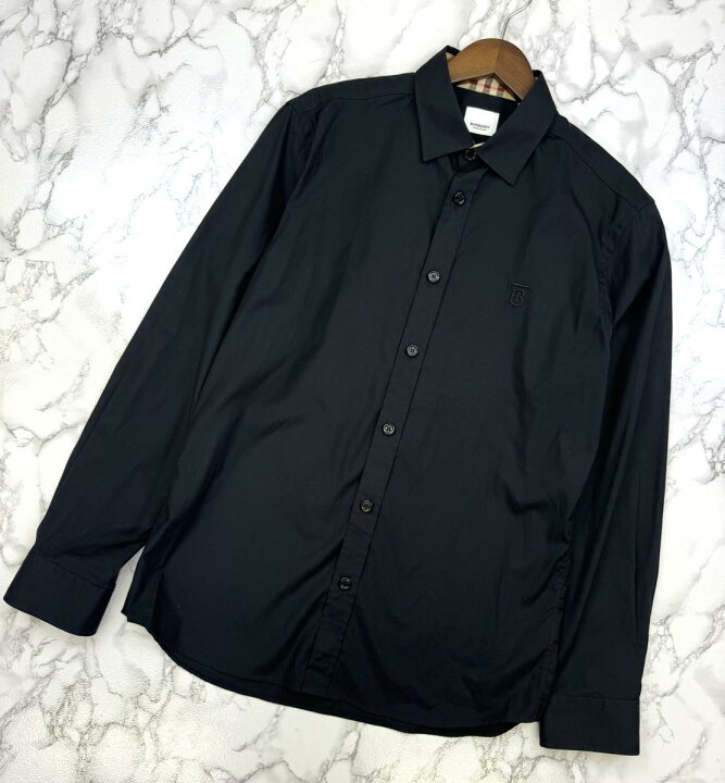 楽天市場】【中古】 BURBERRY （バーバリー） ｽﾄﾚｯﾁ ｺｯﾄﾝ ﾎﾟﾌﾟﾘﾝ ｼｬﾂ 