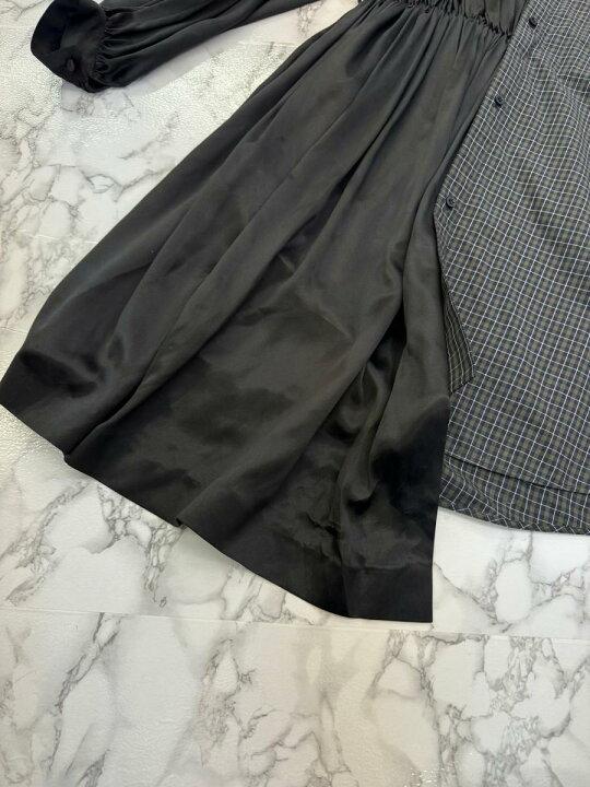 楽天市場】【中古】 BALENCIAGA （バレンシアガ） ｱｼﾝﾒﾄﾘｰ ｼｬﾂ ﾜﾝﾋﾟｰｽ  