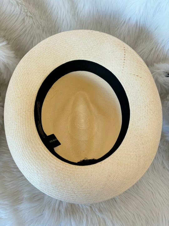 楽天市場】【中古】Borsalino ボルサリーノ ｽﾄﾛｰﾊｯﾄ 帽子 パナマハット  