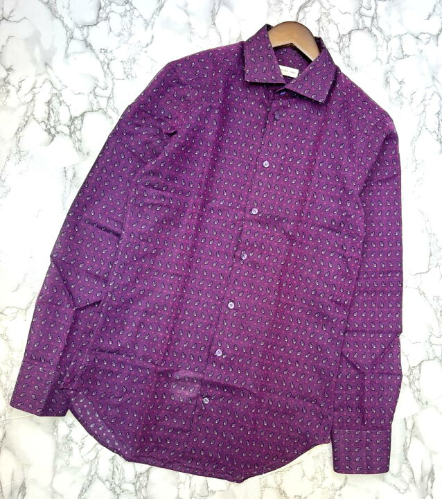 楽天市場】【中古】 ETRO （エトロ） ｼｬﾂ ペーズリー柄 薄手 メンズ 