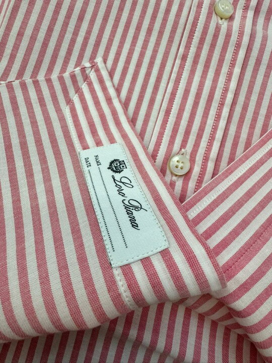 楽天市場】【中古】ロロピアーナ LoroPiana ｼｬﾂ ストライプ カッター 