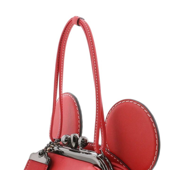 楽天市場】【中古】COACH （コーチ） ﾐｯｷｰﾏｳｽ ｷｽﾛｯｸﾚｻﾞｰ ﾊﾝﾄﾞﾊﾞｯｸﾞ 