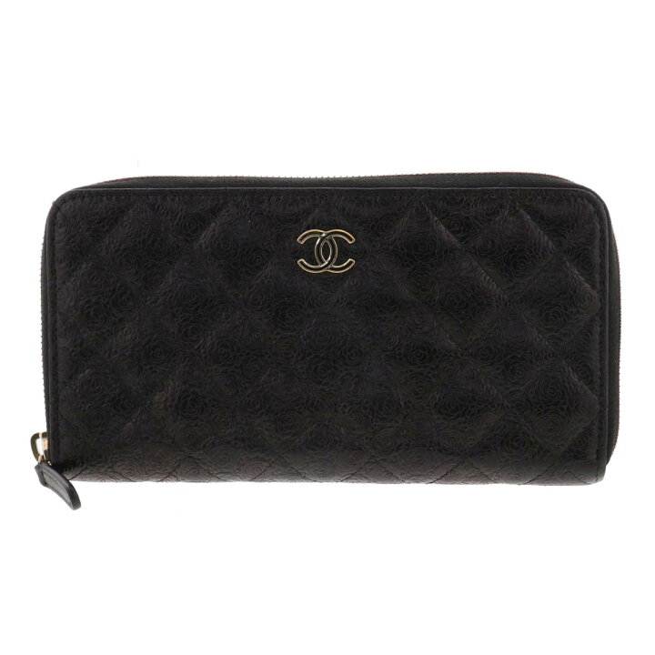 楽天市場】【お値下げ品】【中古】CHANEL （シャネル） ｶﾒﾘｱ型押し 