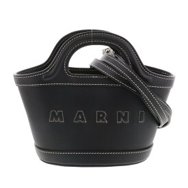 【中古】 MARNI （マルニ） トロピカリア マイクロ レザ-バッグ バッグ ショルダー/メッセンジャーバッグ ブラック Black BMMP0096U0 used:AB