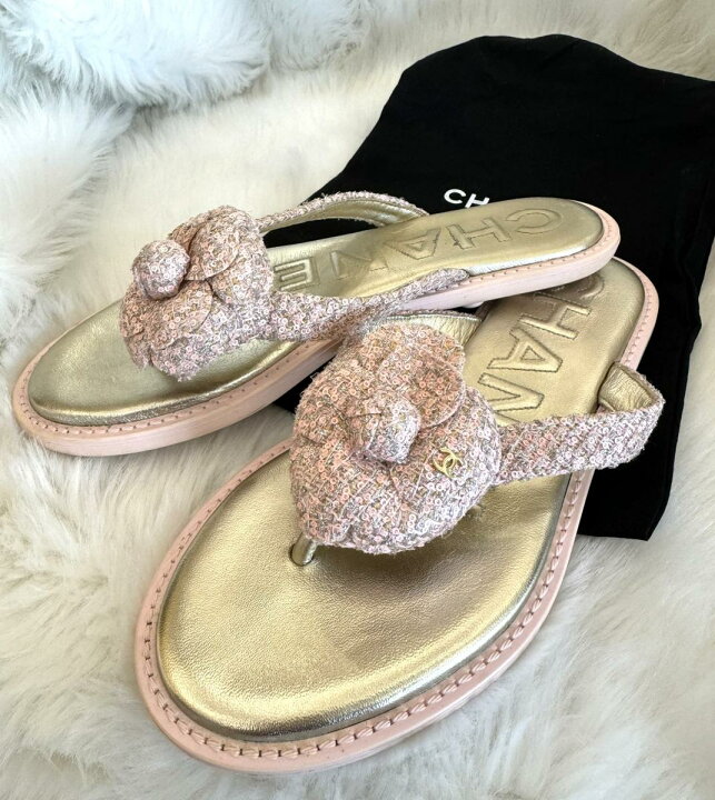 楽天市場】【中古】 CHANEL （シャネル） ﾂｲｰﾄﾞ カメリア ココマーク 