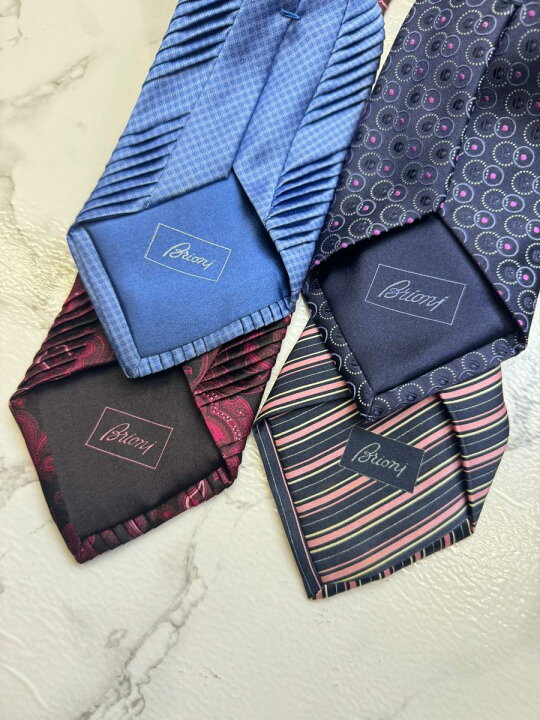 楽天市場】【中古】 ブリオーニ Brioni ﾈｸﾀｲ 4本まとめ ネクタイ  