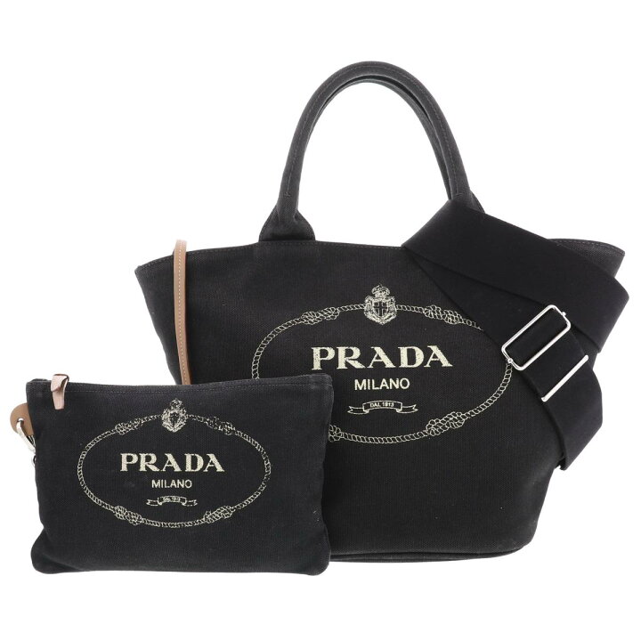 楽天市場】【最終値下げ】【中古】【RI】 PRADA （プラダ） ｶﾅﾊﾟ  